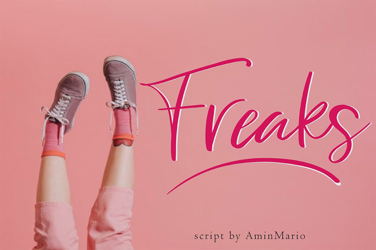 Freaks - Script Font example image 1