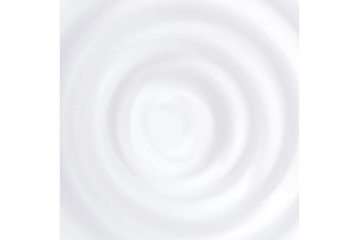 Milk Splash Vector. Clean Circle Waves. Curved Surface. example image 1