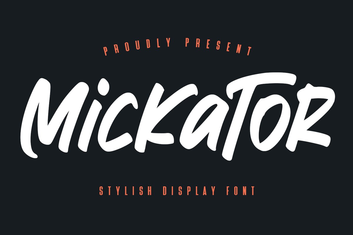 Mickator Stylish Display Font example image 1