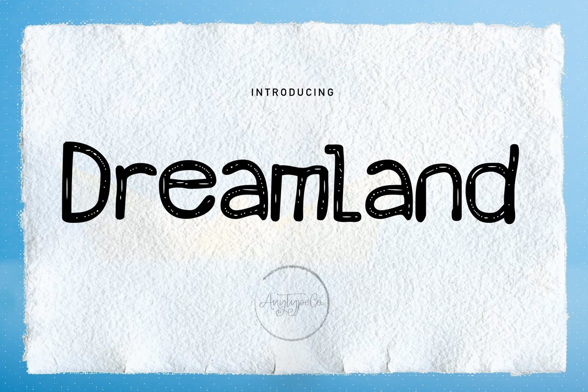Dreamland // Handwritten Font example image 1