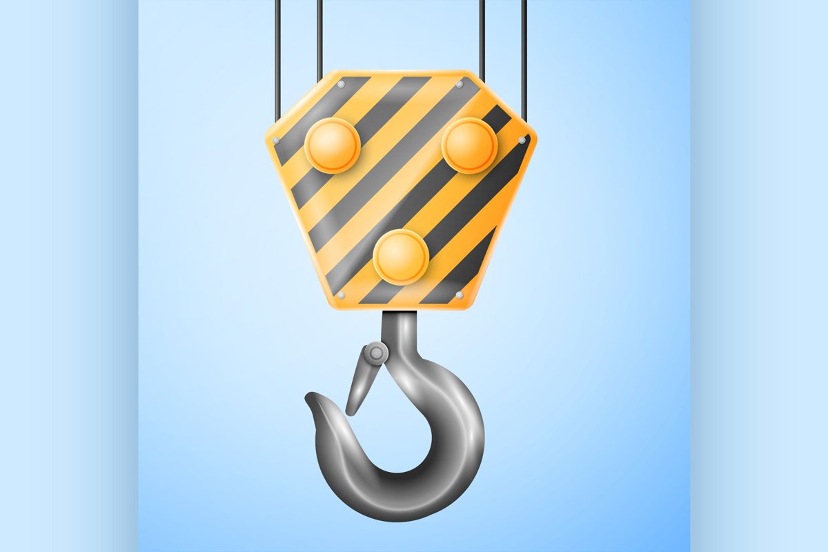 Cargo crane hook example image 1