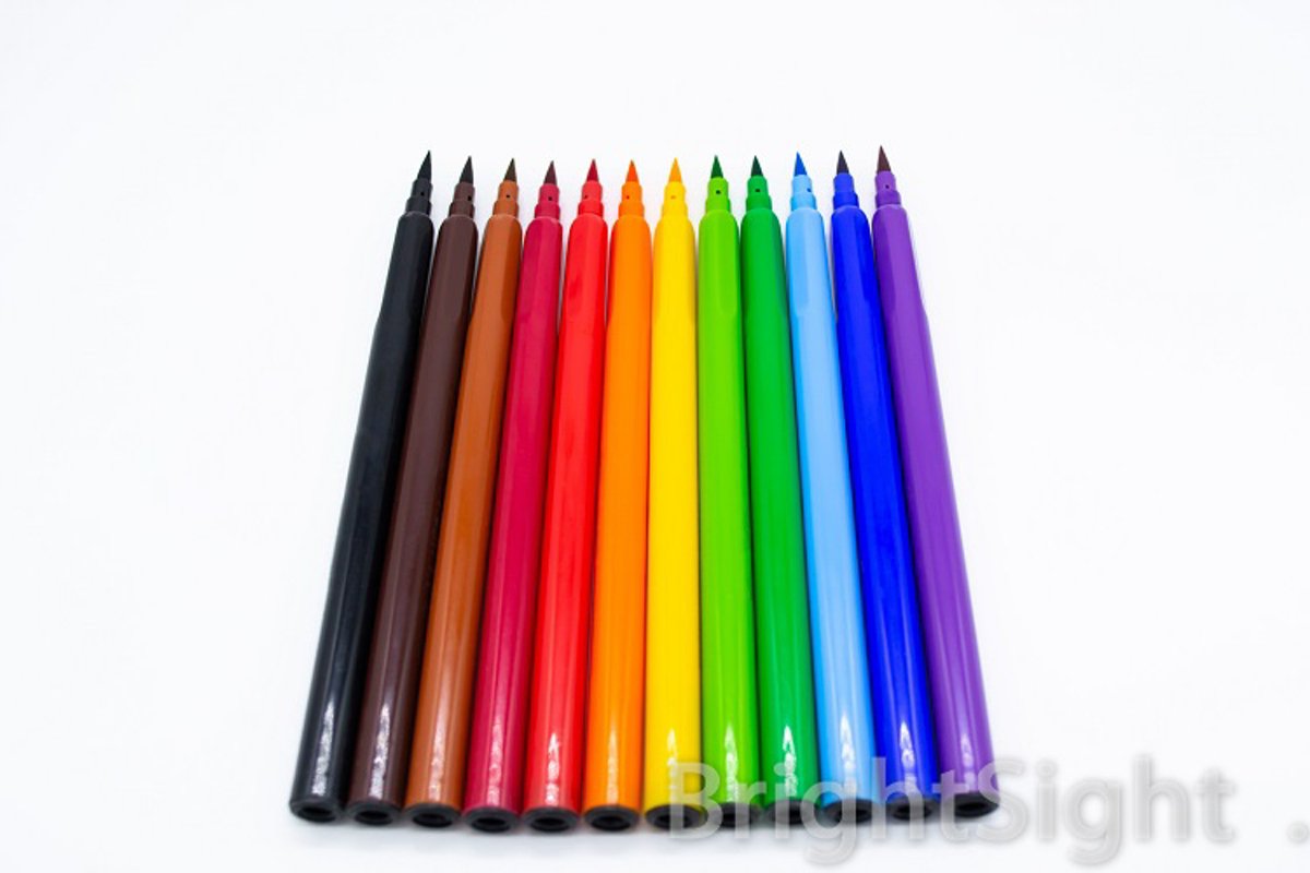 Multi-colored markers example image 1