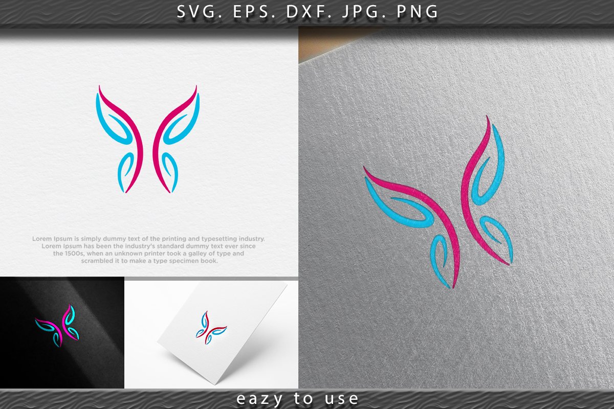 Beauty Butterfly logo Ideas. Inspiration logo design. Templa example image 1