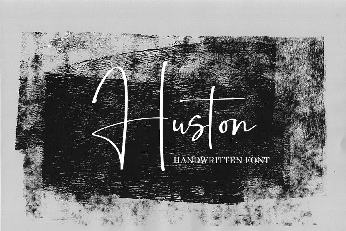 Huston - Script Handwritten Font example image 1