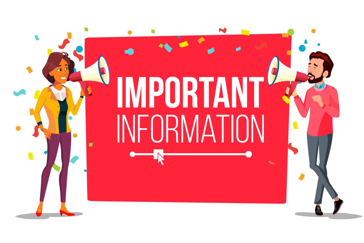 Important Information Attention Banner Vector. Businessman example image 1