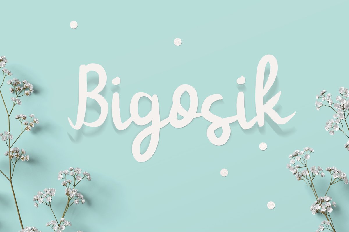 Bigosik Font example image 1