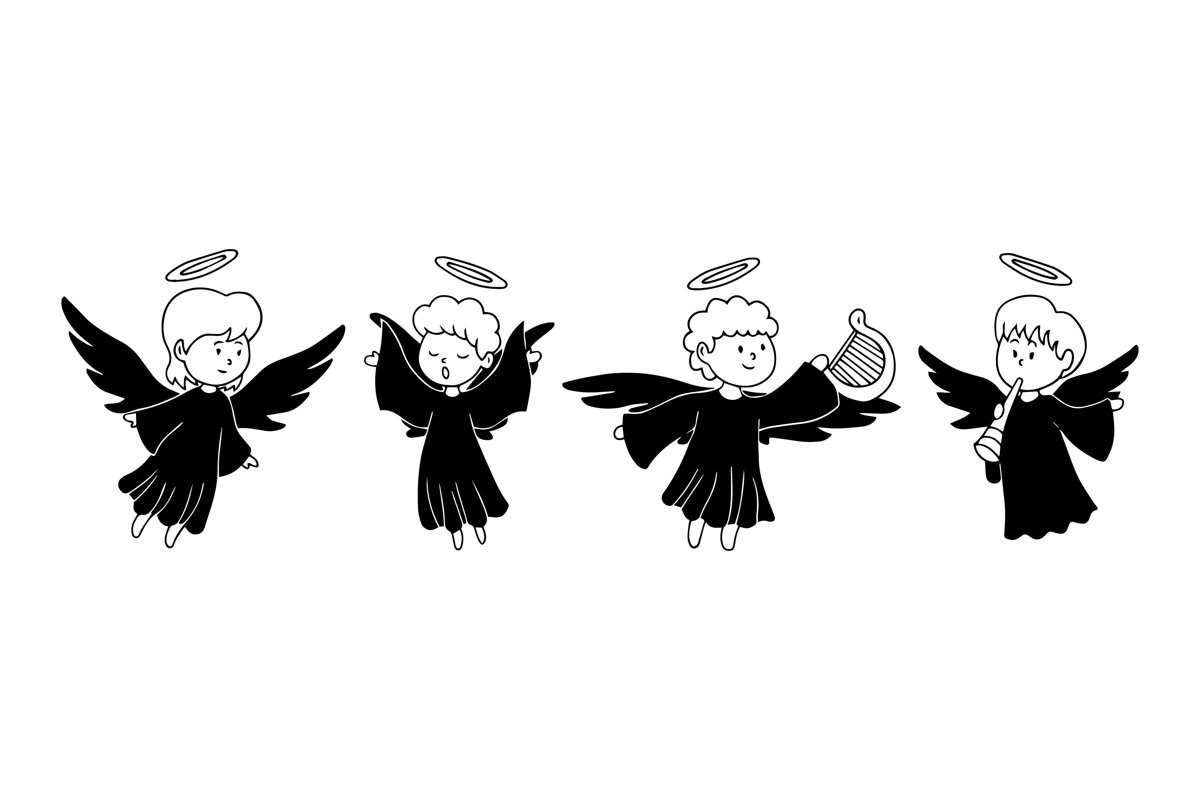 Angel Silhouettes example image 1