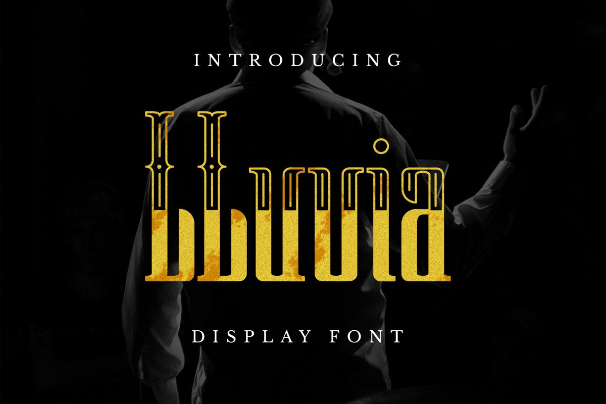 LLuvia Font example image 1