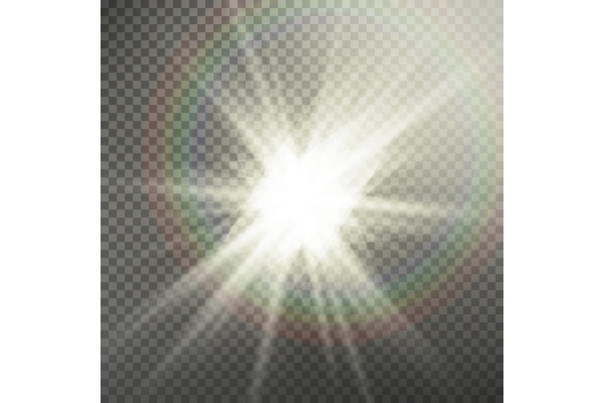 Sunlight Special Lens Flare Light Effect. Light Flare example image 1