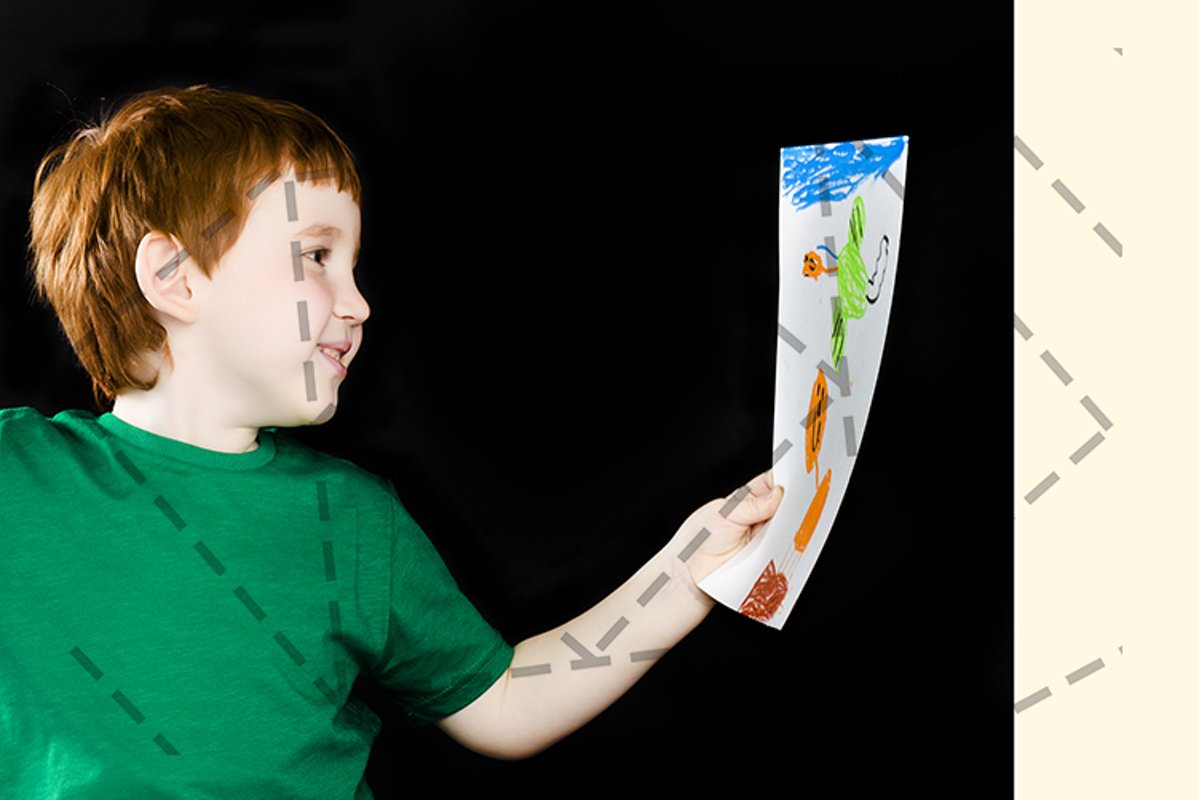 joyful five-year-old boy example image 1