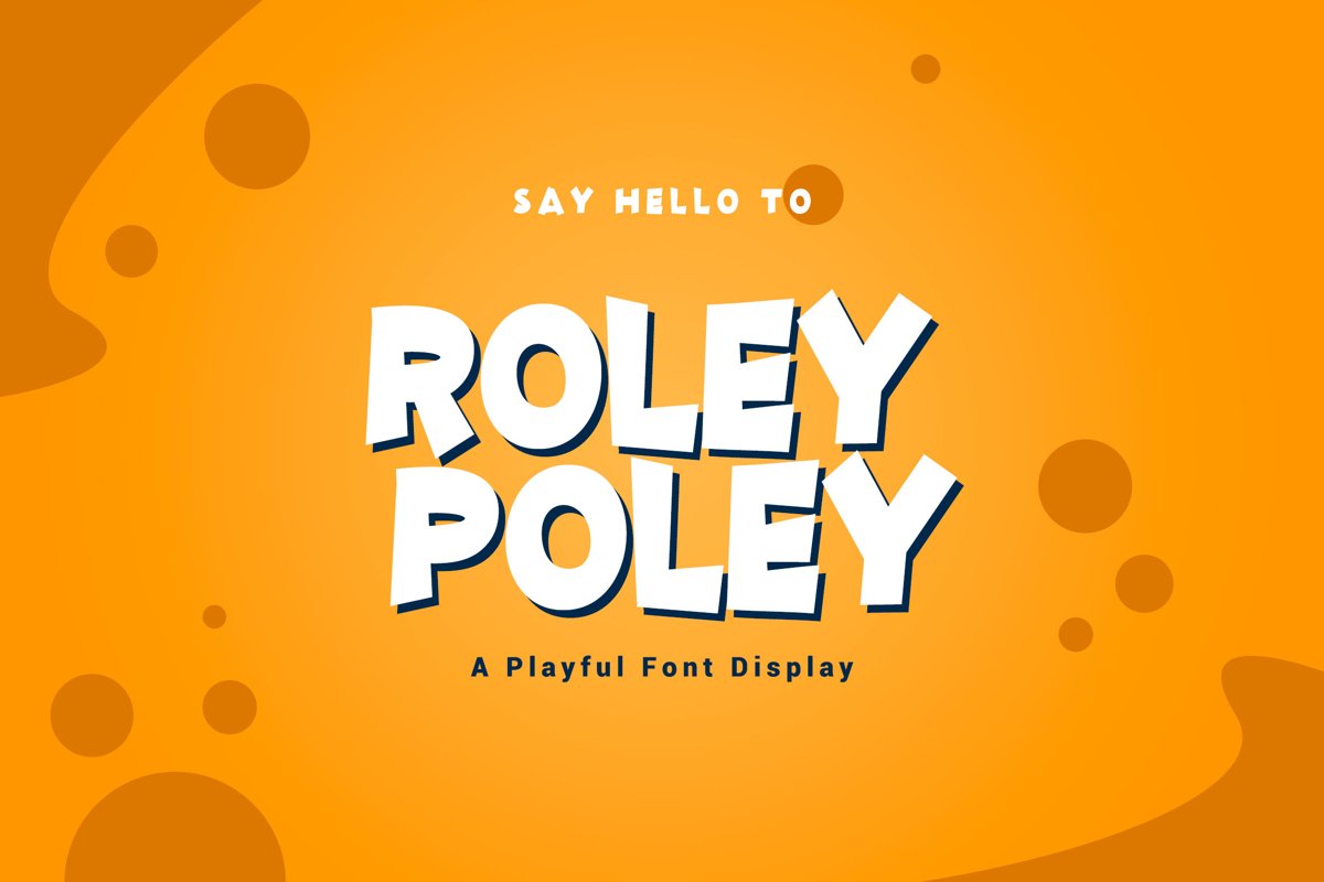Roley Poley - Playful Font example image 1