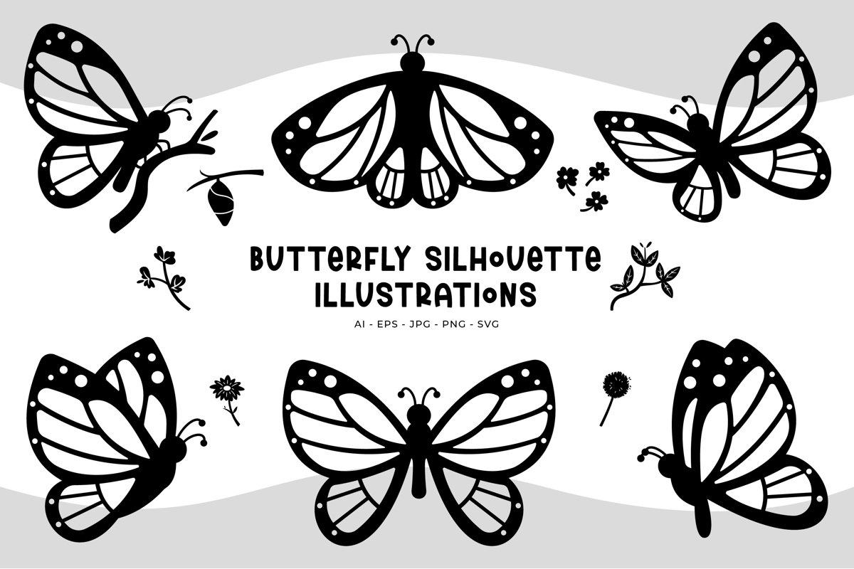 Butterfly Illustrations example image 1