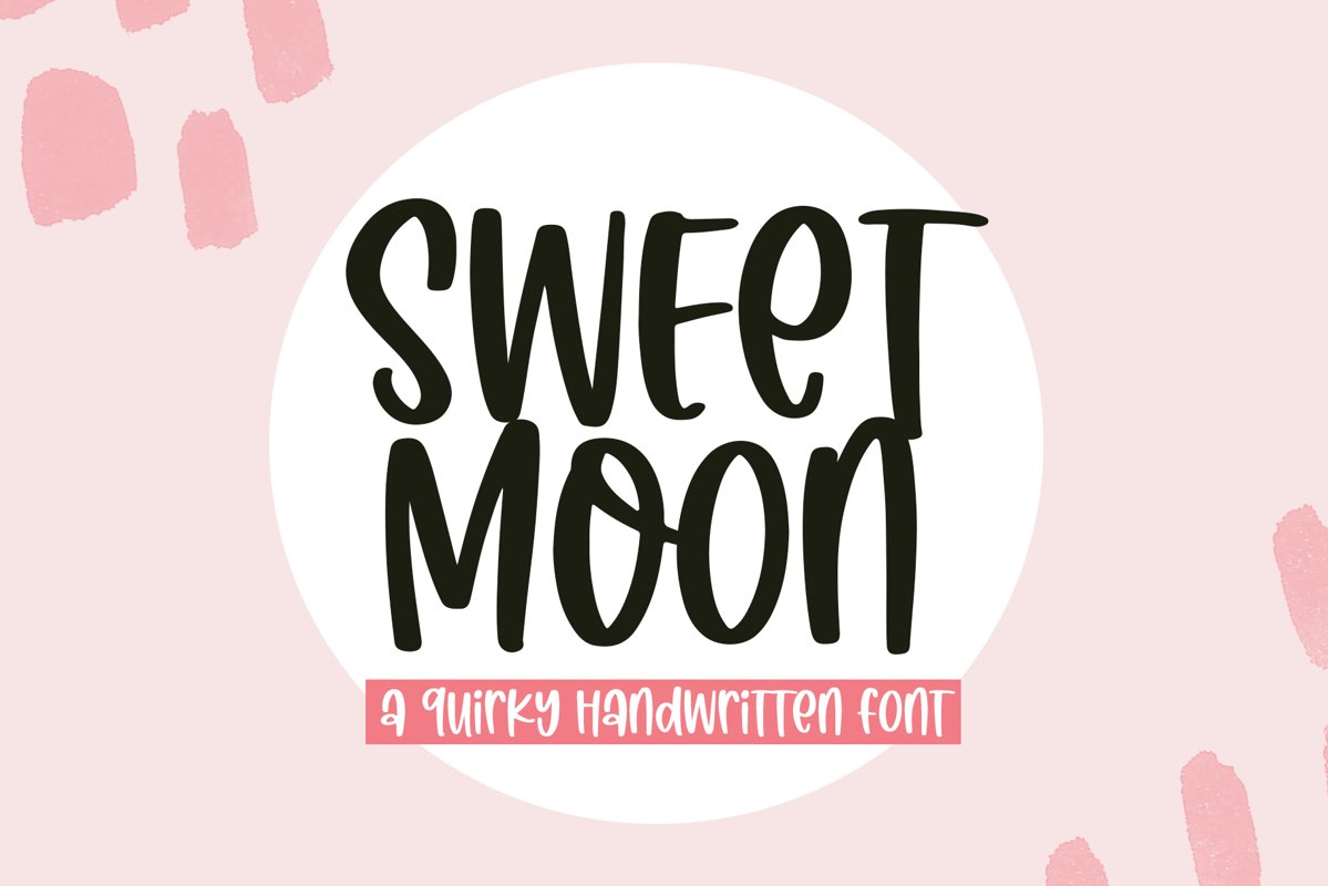 Sweet Moon - A Quirky Handwritten Font example image 1
