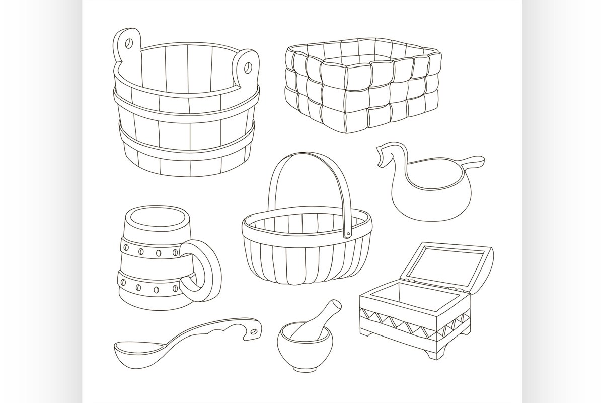Rustic wooden utensils example image 1
