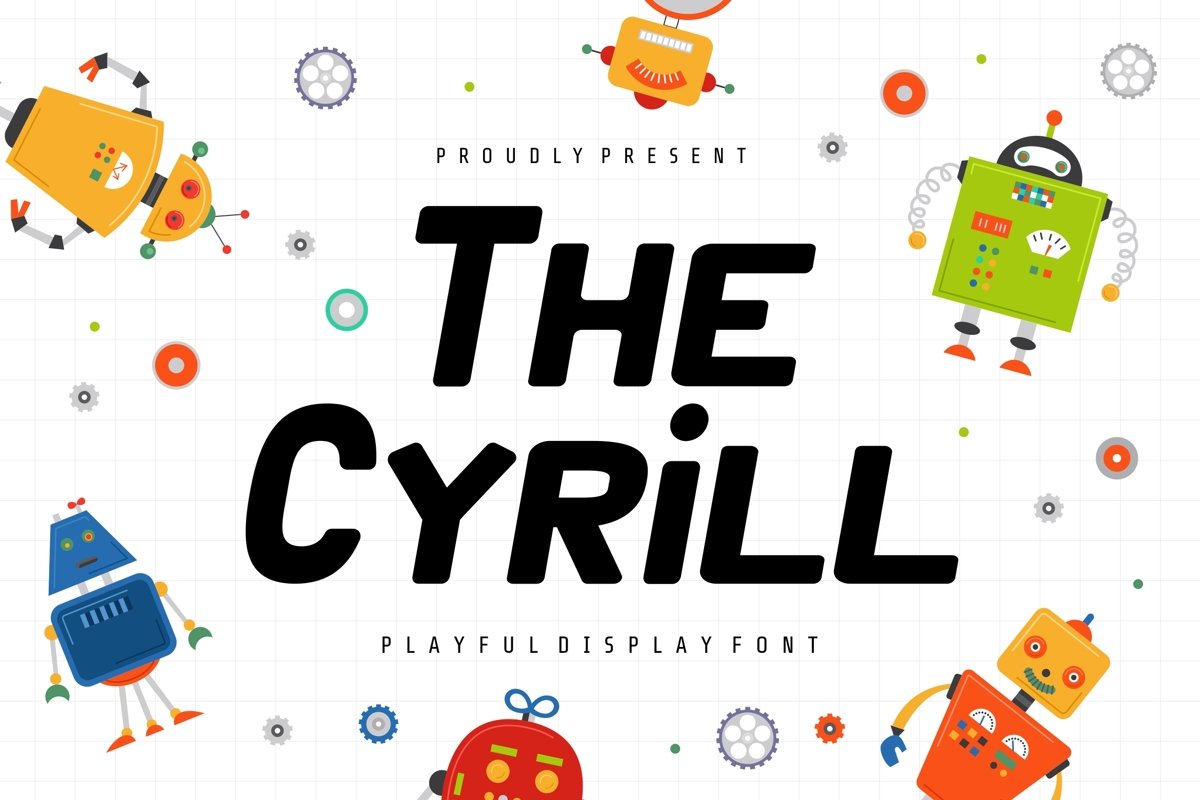 Cyrill Display Font example image 1