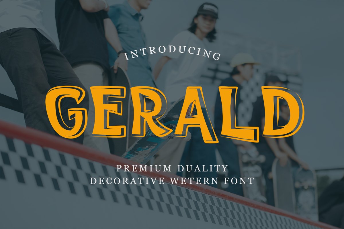Gerald - Display Font example image 1