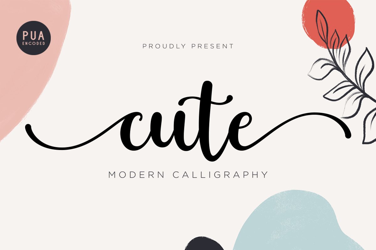 Cute Modern Calligraphy Font example image 1