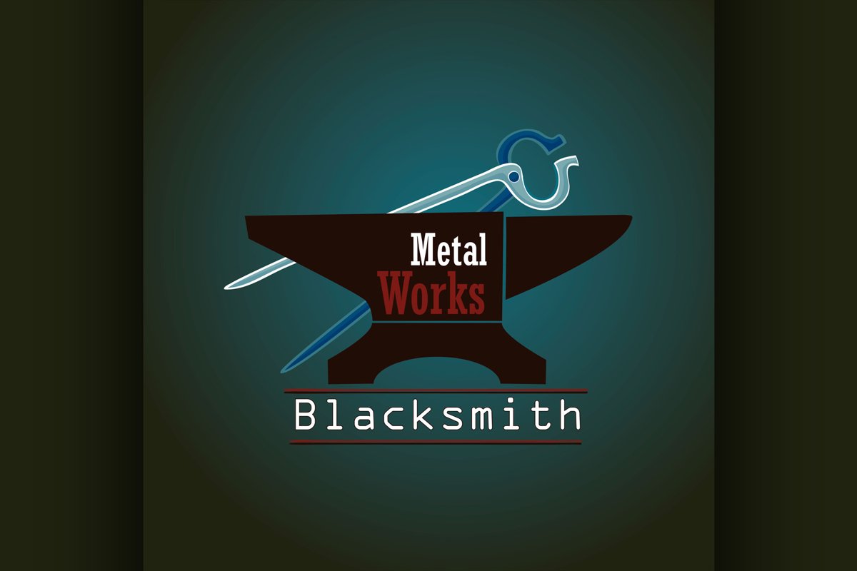Hand drawn blacksmith labels example image 1