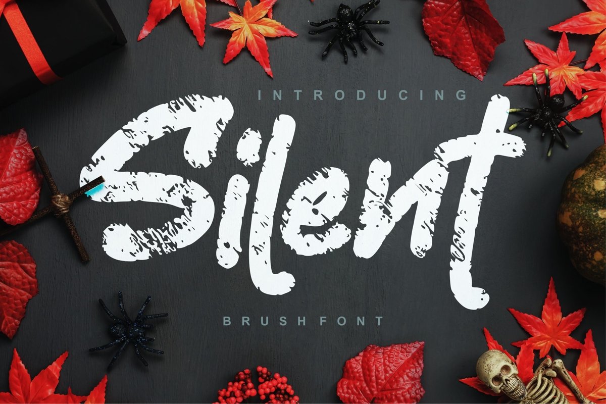 Silent | Decorative Brush Font example image 1
