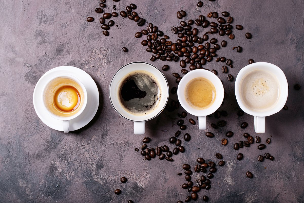 Fresh coffee in cups example image 1