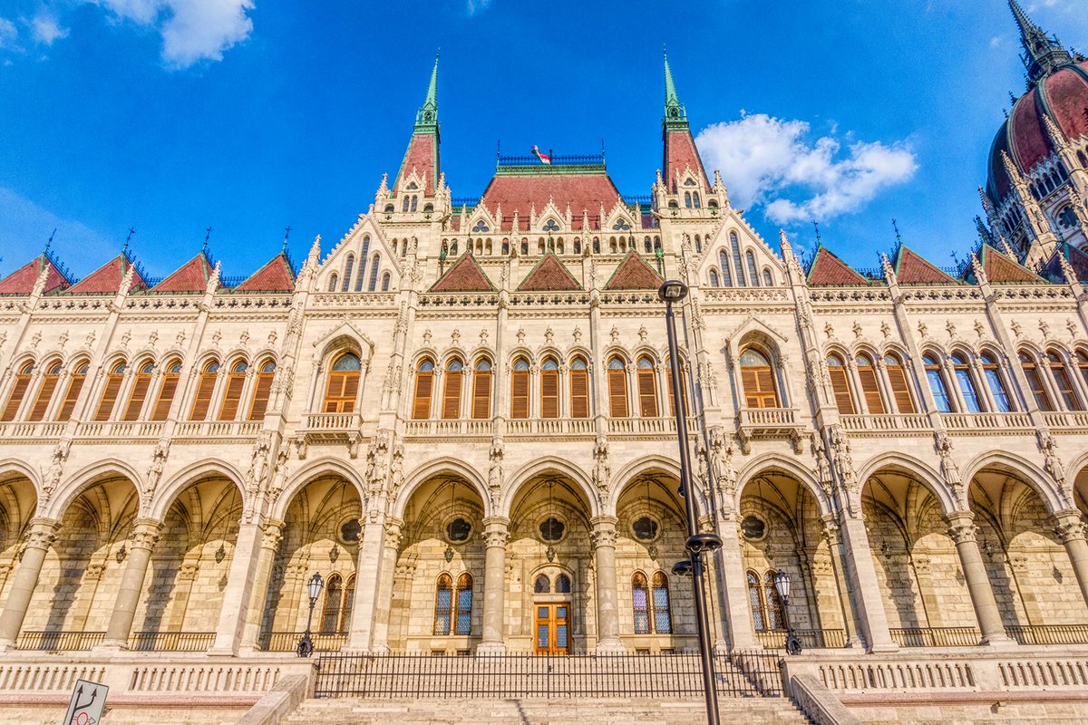 Gothic old building of the Hungarian parliament, Budapest example image 1