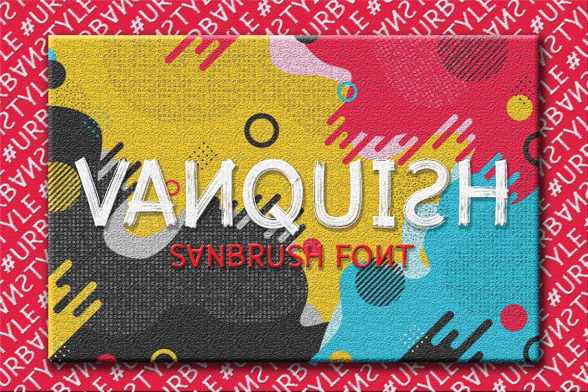 Vanquish | Sanbrush Font example image 1