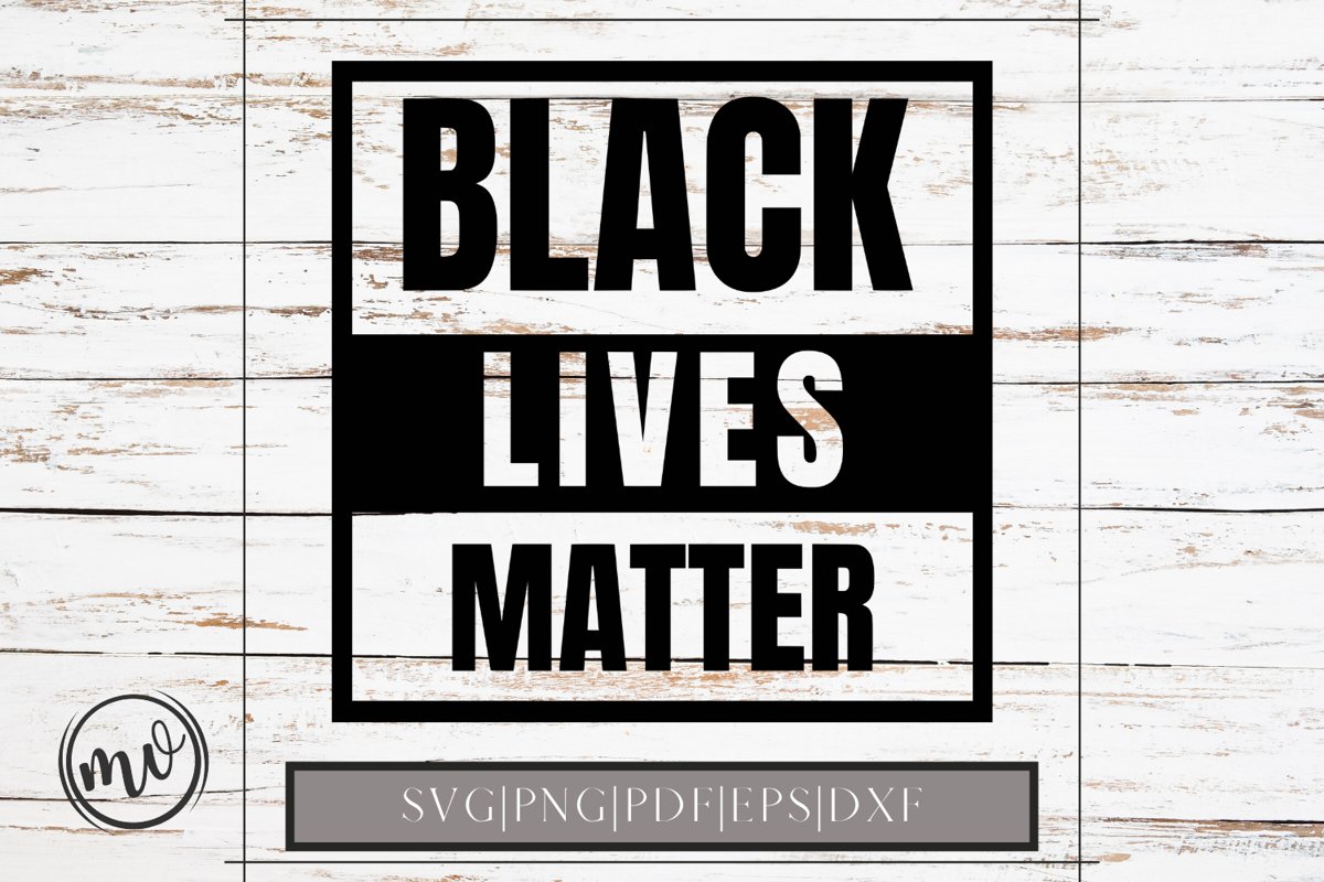 Black Lives Matter SVG Cut File|BLM SVG File example image 1