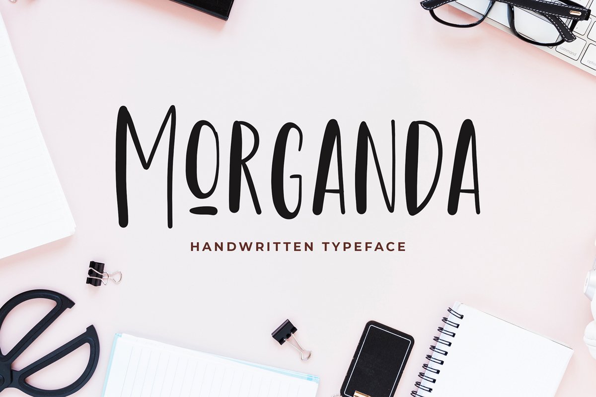 Morganda Handwritten Font example image 1