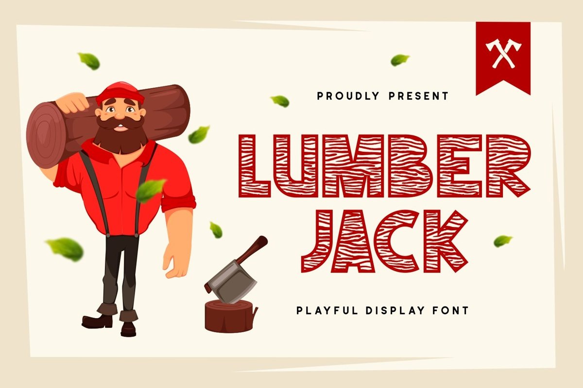 Lumberjack - Playful Display Font example image 1