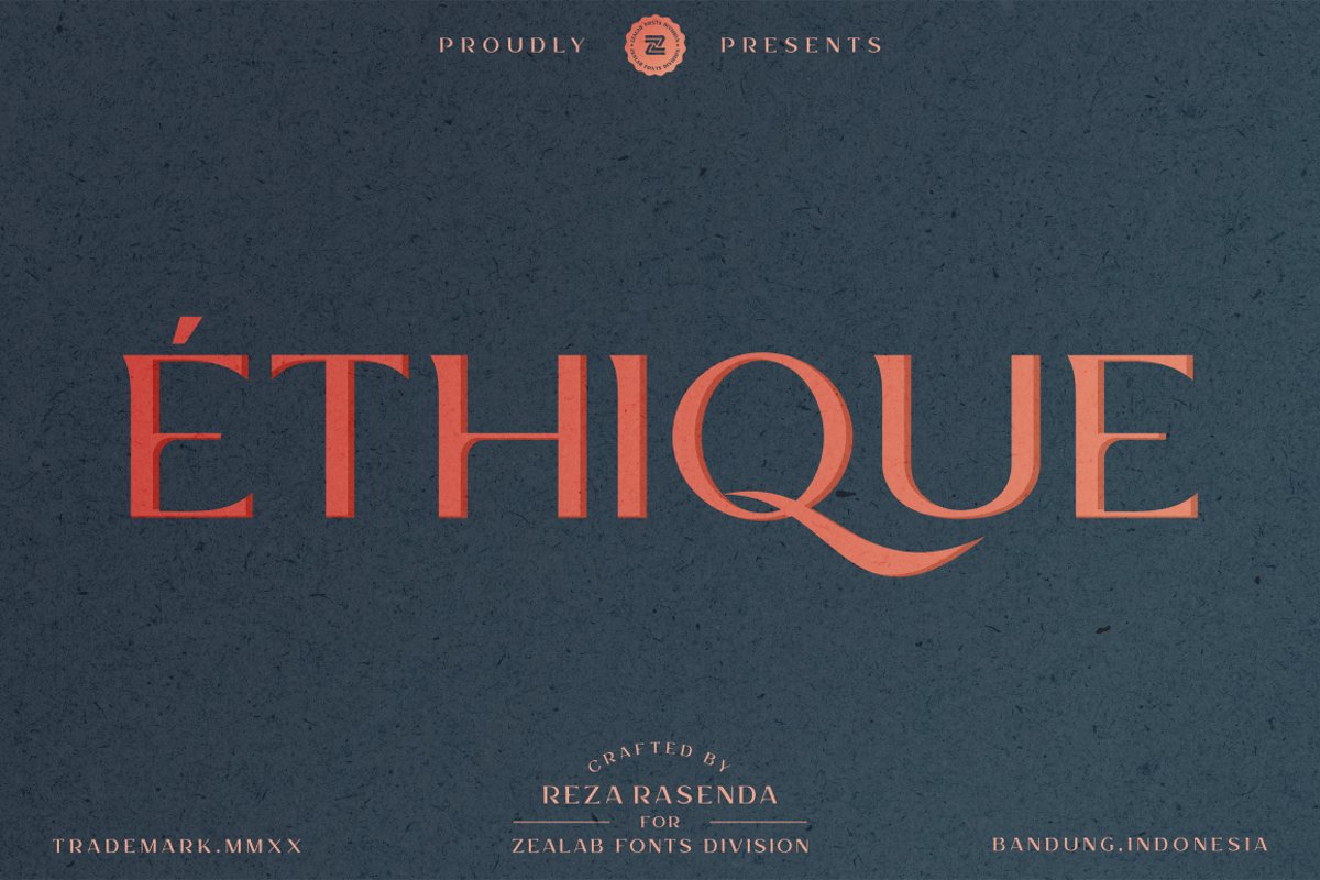 ETHIQUE - ELEGANT FONT example image 1