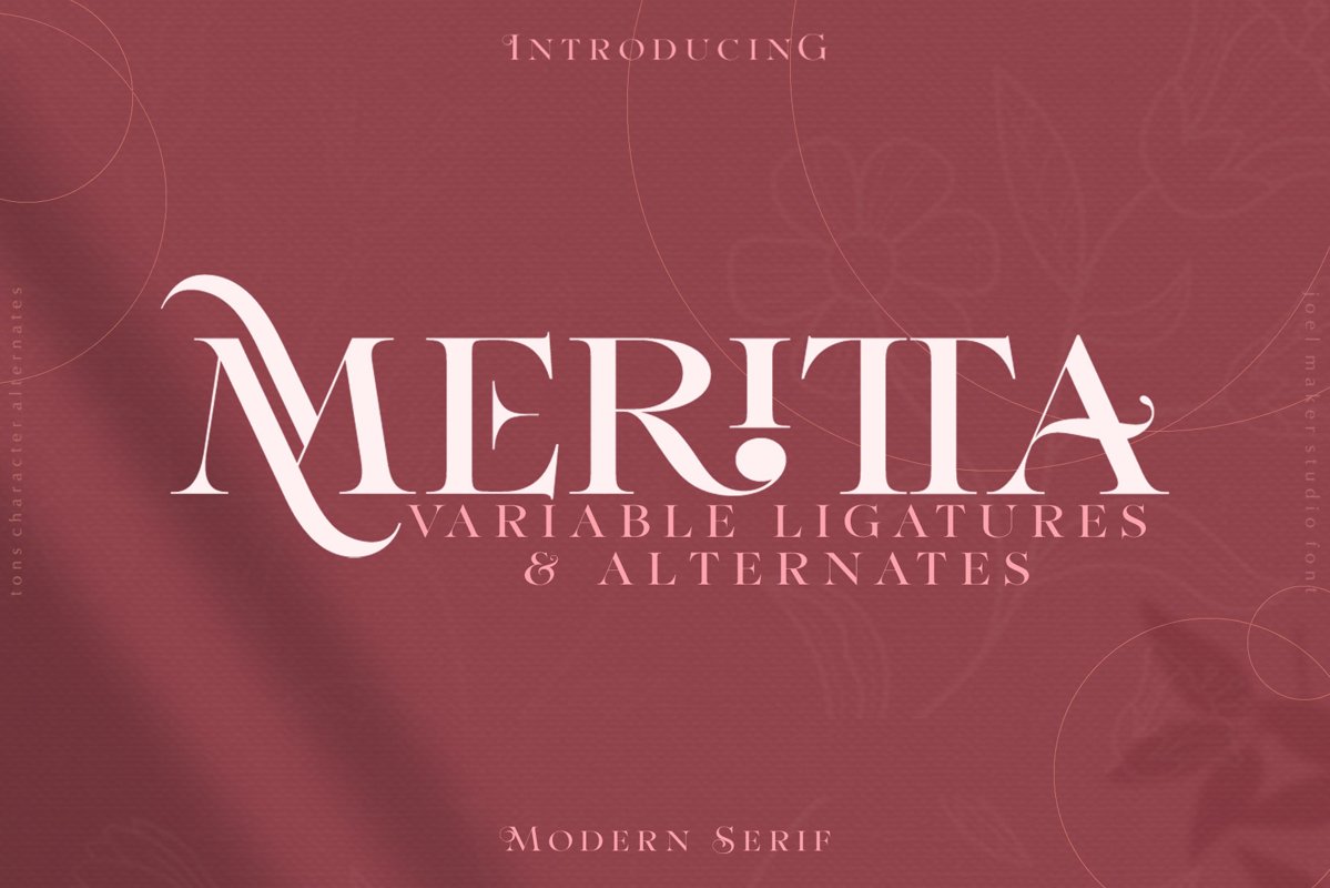 Meritta Serif example image 1