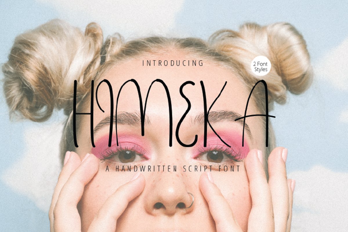 Himeka - A Handwritten Font example image 1
