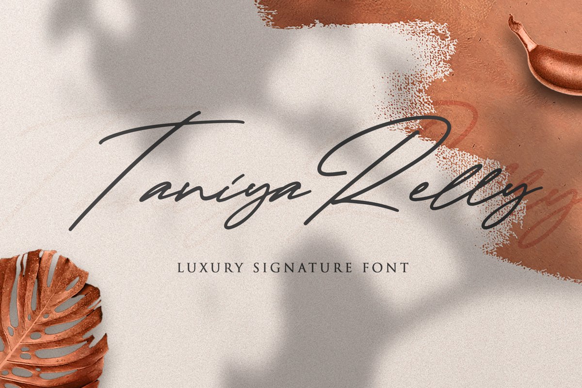 Taniya Relly - Luxury Signature Font example image 1