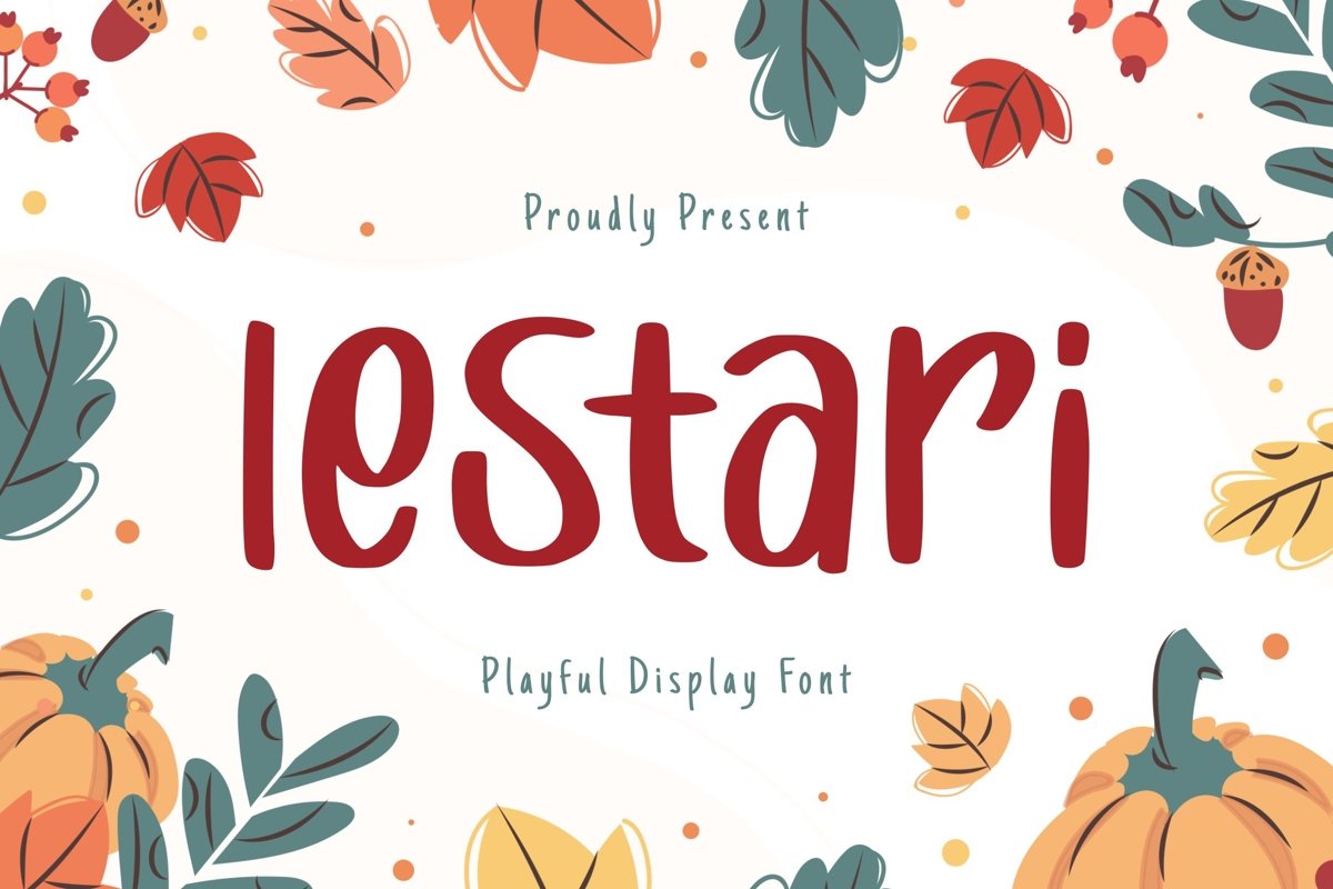 Lestari Display Font example image 1