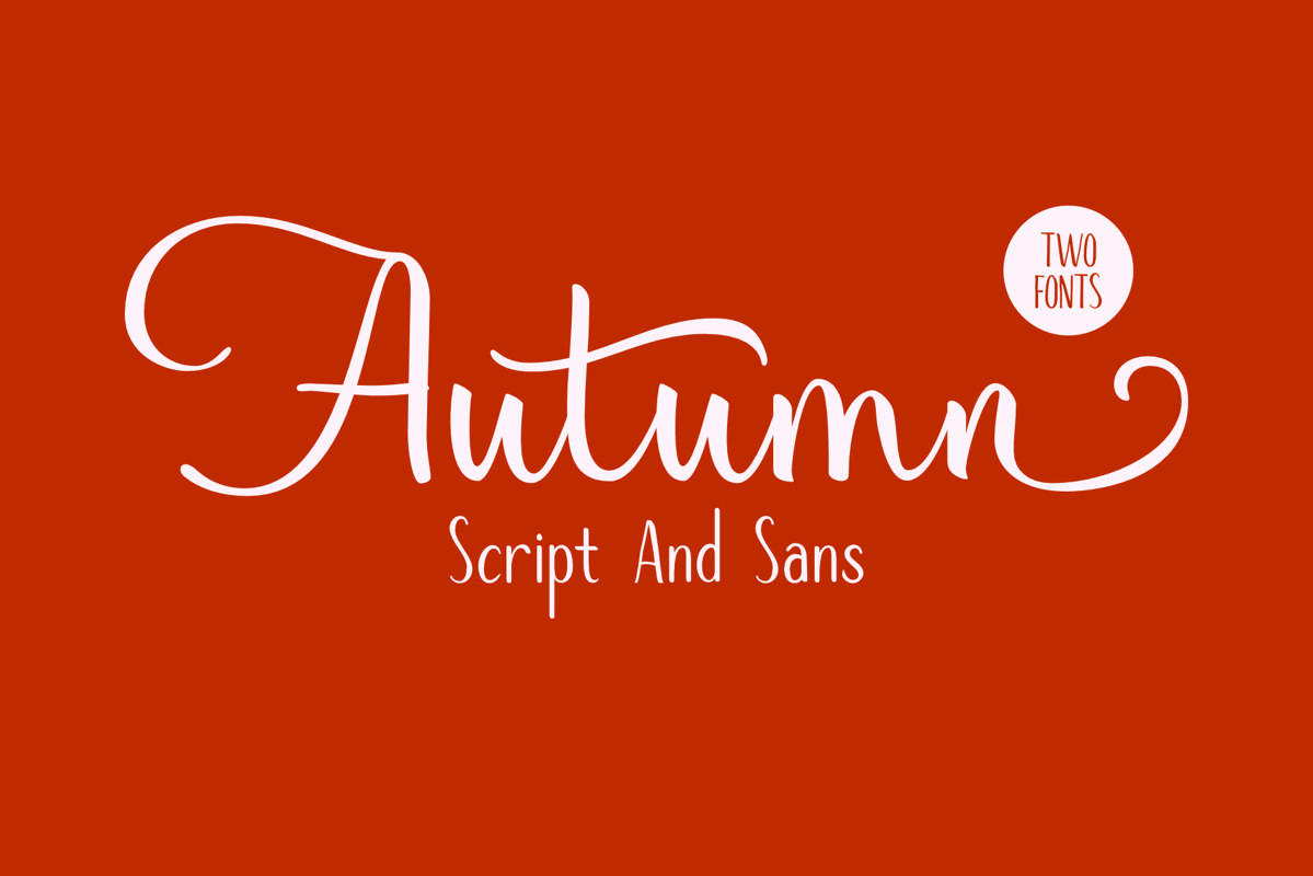 Autumn Mood // Font Duo example image 1