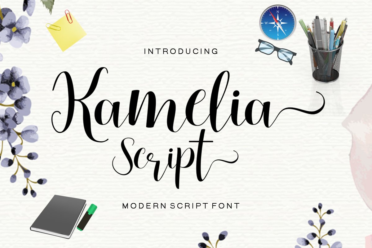 Kamelia Script example image 1