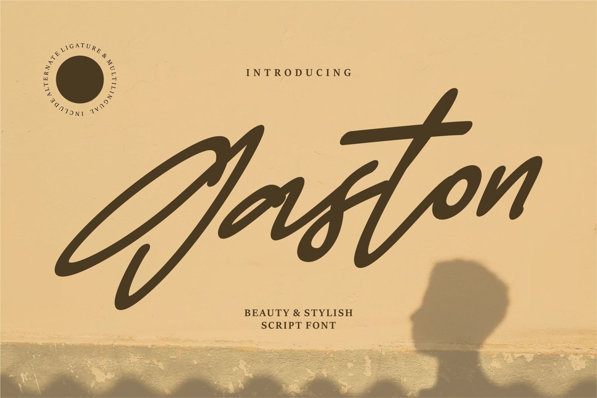Gaston - Beauty & Stylish Script Font example image 1