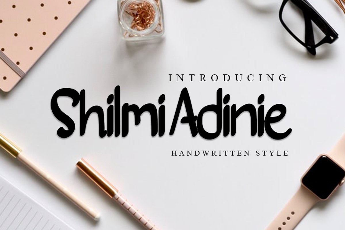 Shilmi Adinie - Handwritten Font example image 1