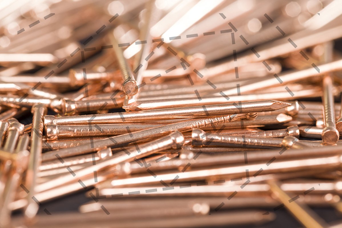 Decorative copper nails example image 1