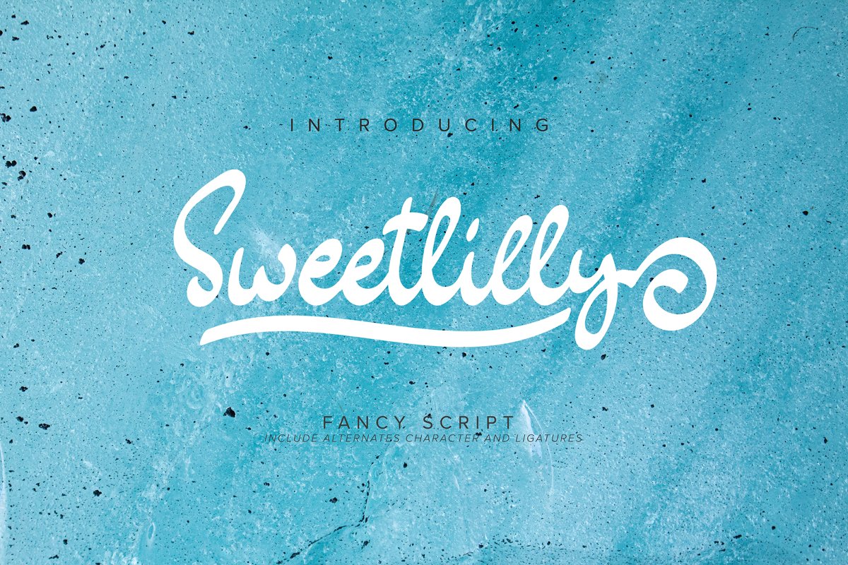 Sweetlilly | Fancy Script example image 1