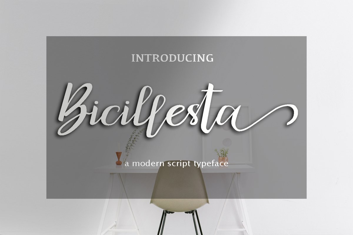 Bicillesta Typeface example image 1