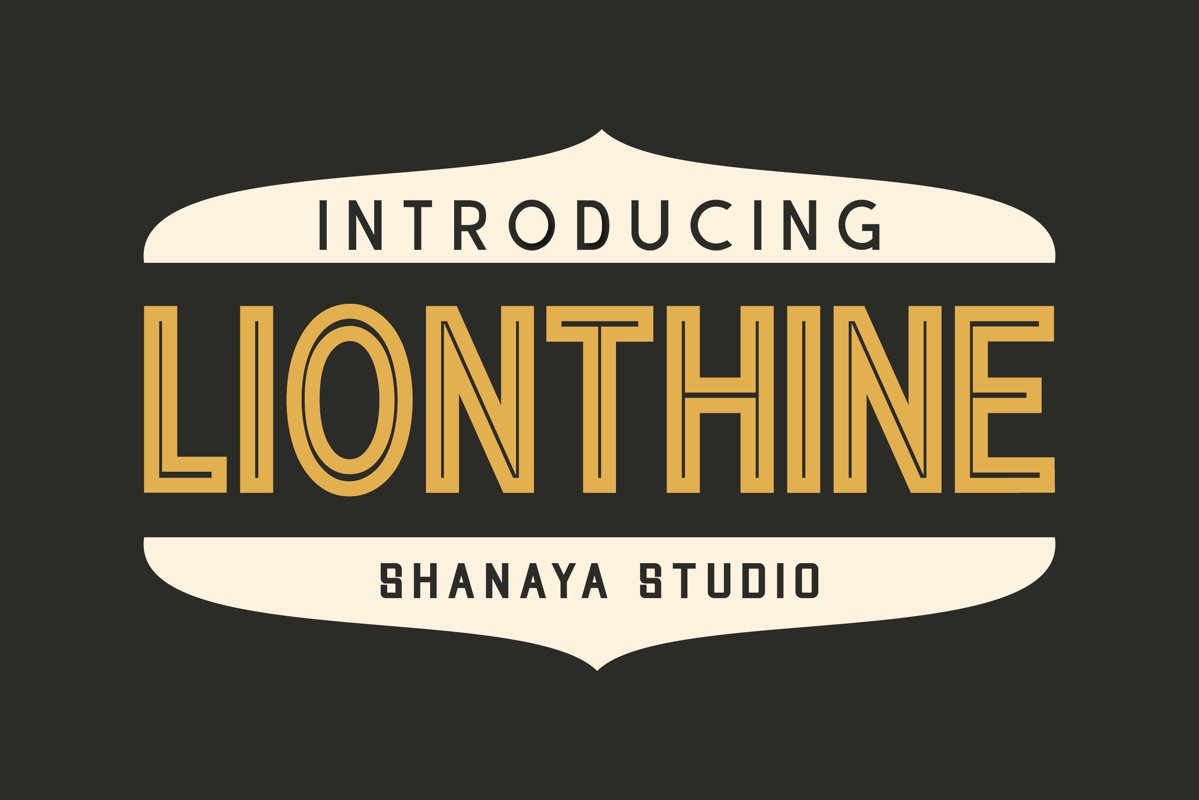 Lionthine l Elegant Typeface example image 1