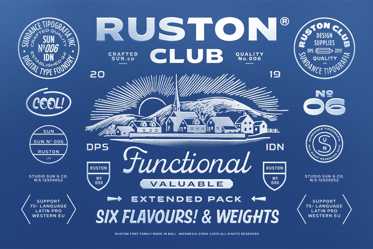 Ruston Font Family example image 1