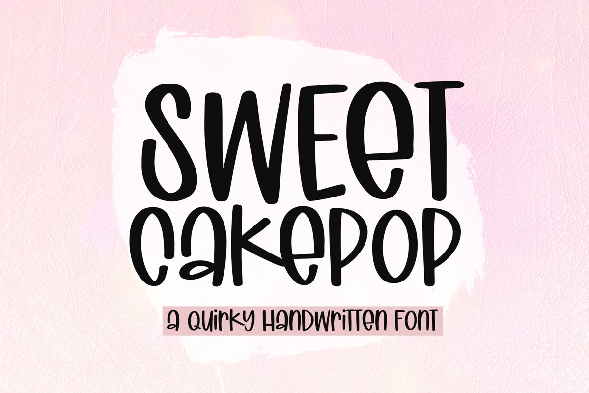 Sweet Cakepop - A Quirky Handwritten Font example image 1