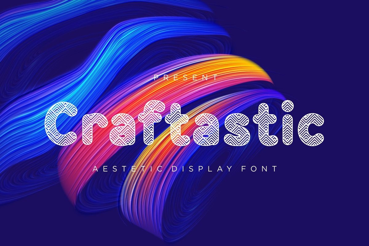 Craftastic - Aestetic Display Font example image 1