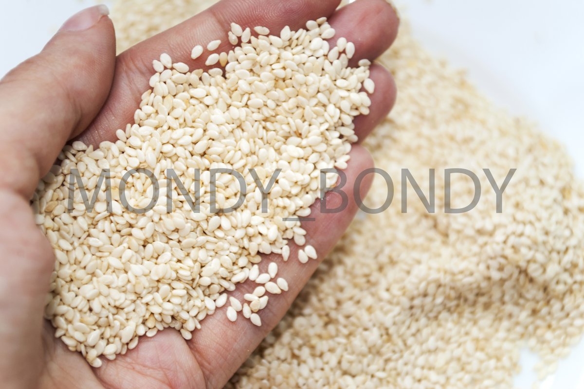 Sesame seeds. Useful ingredient. Proper nutrition example image 1