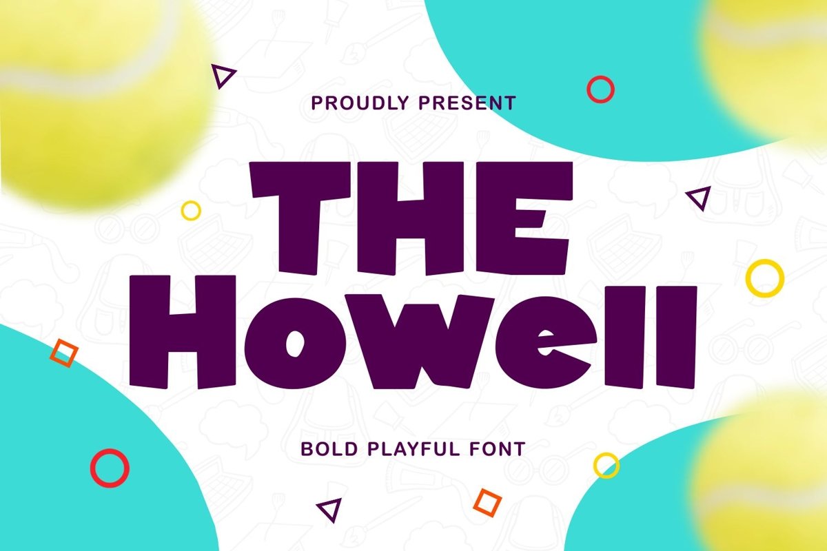 Howell - Bold Playful Font example image 1