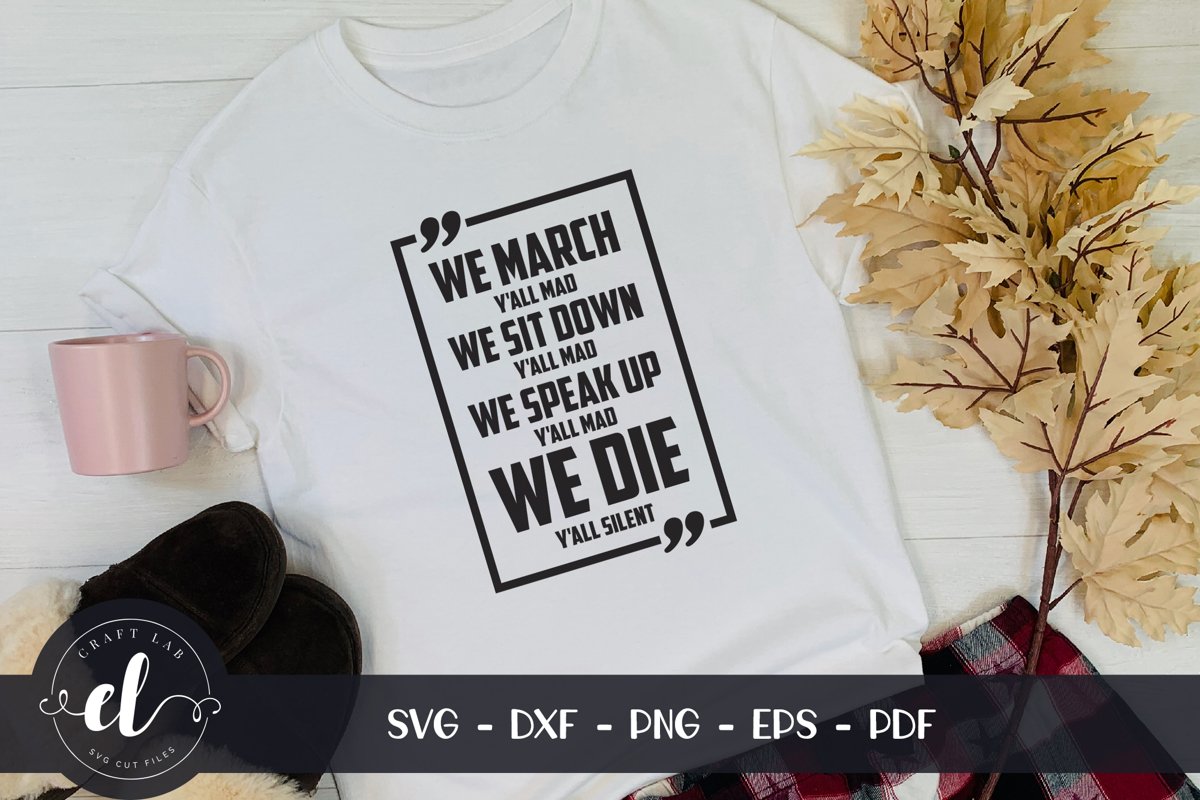 Black Lives Matter SVG, BLM Quote SVG Cut File example image 1