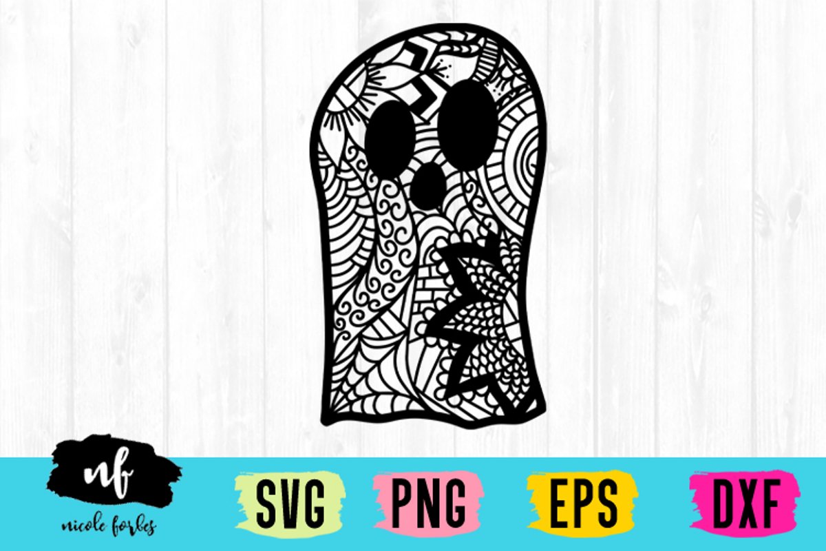 Ghost Zentagle SVG example image 1