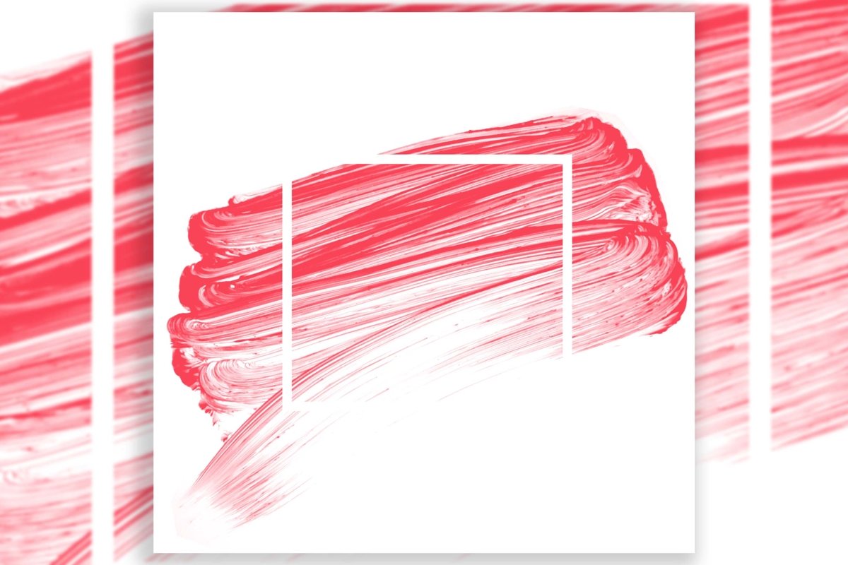 Acrylic Brush Strokes Template Background example image 1